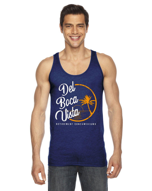 DEL BOCA VISTA American Apparel Unisex Poly-Cotton Tank | BB408W - Kitchener Screen Printing