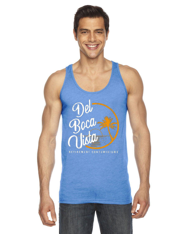 DEL BOCA VISTA American Apparel Unisex Poly-Cotton Tank | BB408W - Kitchener Screen Printing
