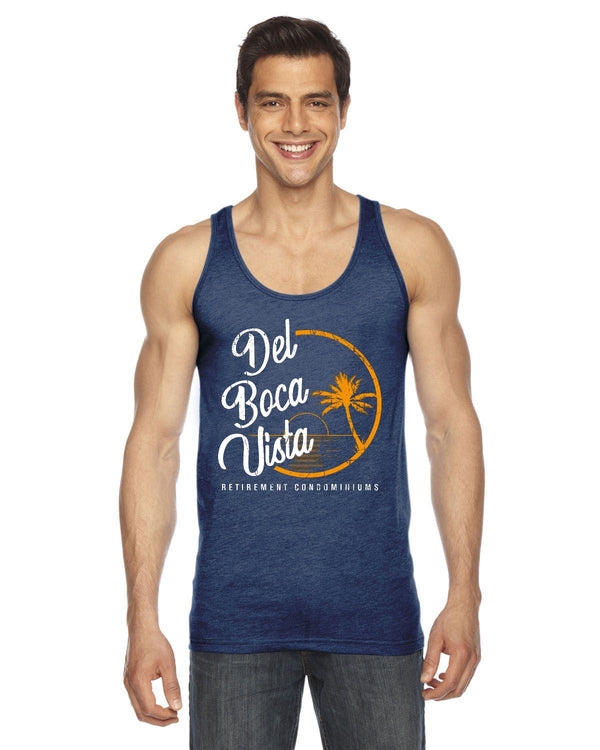 DEL BOCA VISTA American Apparel Unisex Poly-Cotton Tank | BB408W - Kitchener Screen Printing
