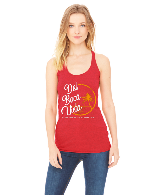 DEL BOCA VISTA Bella + Canvas Ladies' Triblend Racerback Tank | 8430 - Kitchener Screen Printing