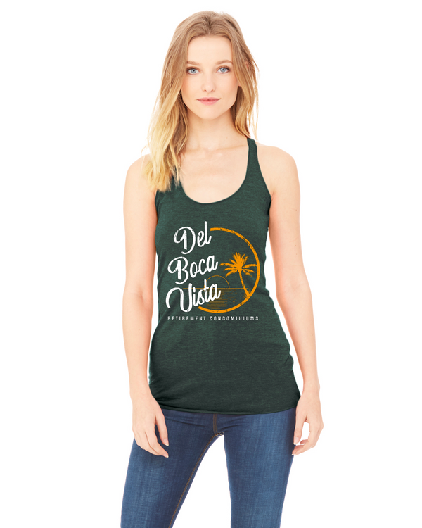 DEL BOCA VISTA Bella + Canvas Ladies' Triblend Racerback Tank | 8430 - Kitchener Screen Printing
