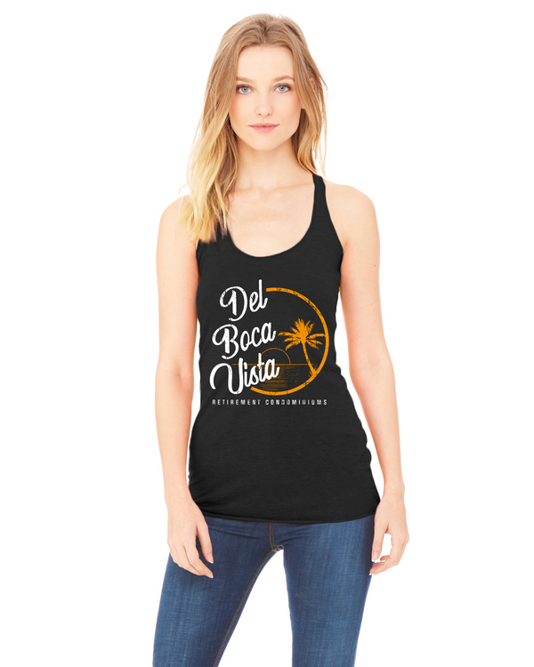 DEL BOCA VISTA Bella + Canvas Ladies' Triblend Racerback Tank | 8430 - Kitchener Screen Printing