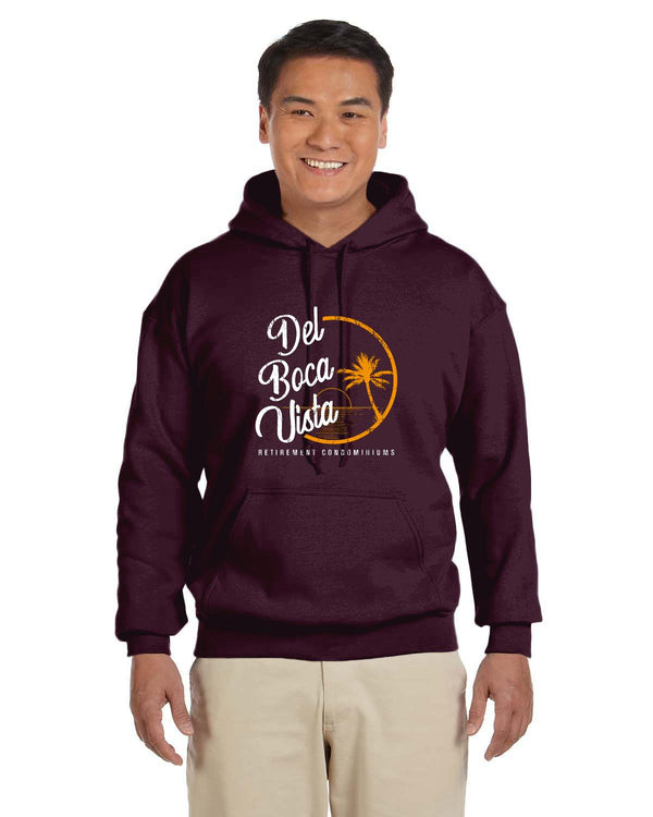 DEL BOCA VISTA Gildan Adult Heavy Blend 13.3 oz./lin. yd., 50/50 Hood | G185 - Kitchener Screen Printing