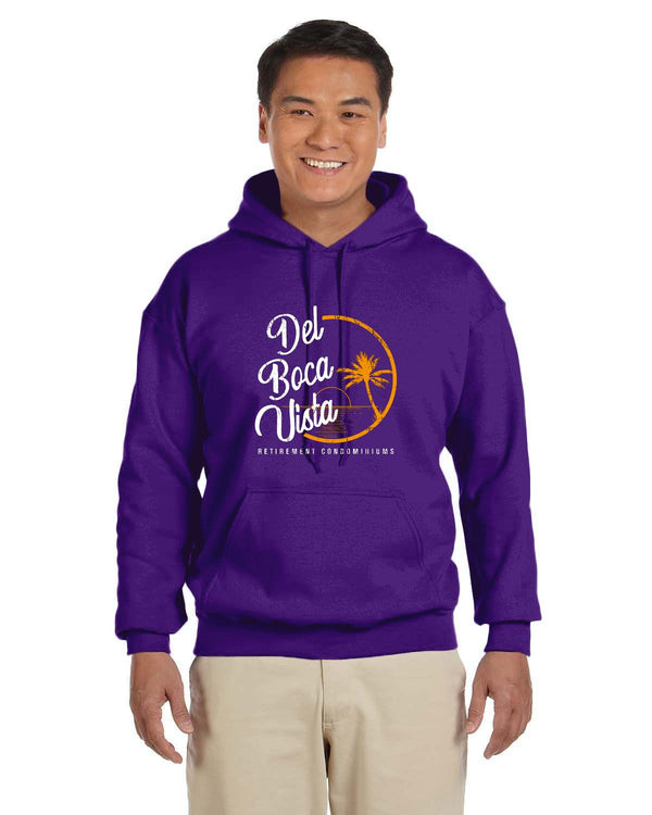 DEL BOCA VISTA Gildan Adult Heavy Blend 13.3 oz./lin. yd., 50/50 Hood | G185 - Kitchener Screen Printing