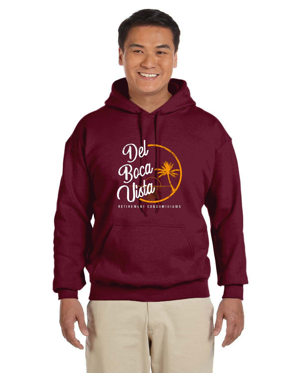 DEL BOCA VISTA Gildan Adult Heavy Blend 13.3 oz./lin. yd., 50/50 Hood | G185 - Kitchener Screen Printing